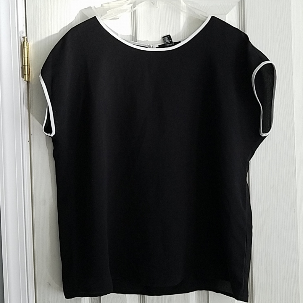 Forever 21 Black Blouse